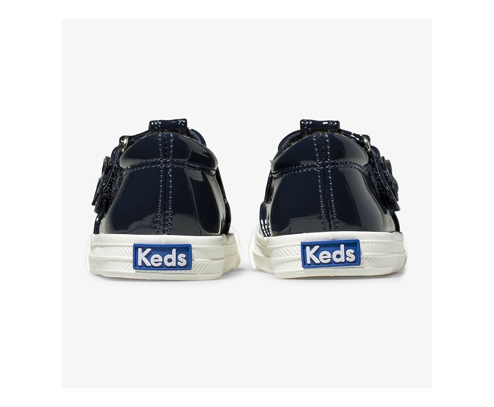 Slip Ons Keds Niños Azul Marino - Daphne Patent - 806-OCJFSU